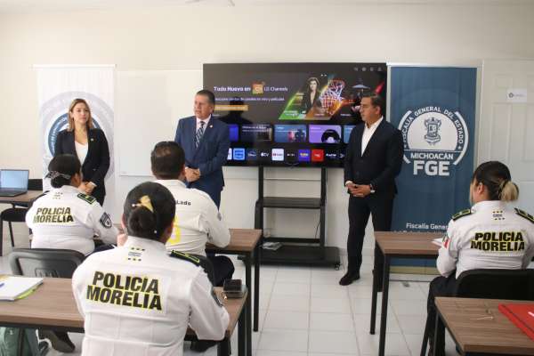 Imparte FGE curso “Especialización para Policías de Unidad Investigadora” a elementos de la Policía Morelia