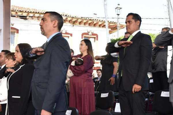 Christian Jaramillo y Conrado Mejía rinden protesta como diputados suplentes de la 75 Legislatura