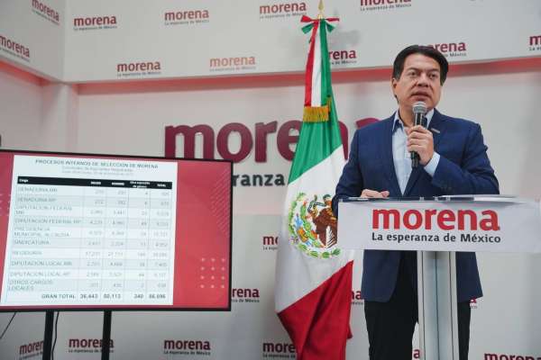 Morena es el partido del pueblo, casi 100 mil personas aspiran a una candidatura por nuestro partido: Mario Delgado
