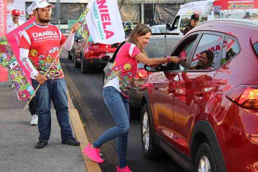 Daniela De Los Santos Torres, inicia campaña con enfoque en seguridad y niñez 