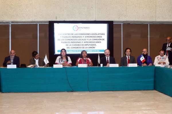 Realizan en San Lázaro encuentro de comisiones legislativas de pueblos indígenas y afromexicanos