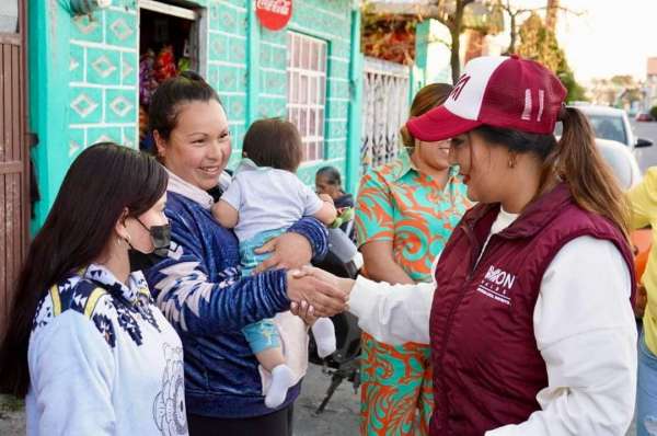 Seguiremos haciendo equipo para llevar bienestar a las familias de Zacapu: Mónica Valdez