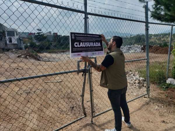 Clausura Proam tiradero de escombro en Altozano