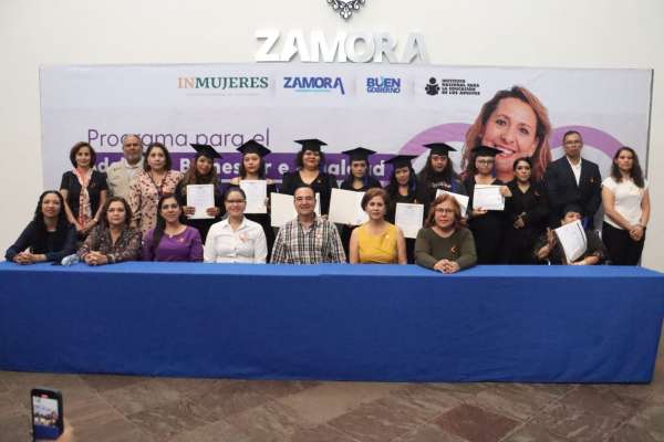 Mujeres de Zamora terminan programa para fortalecer autonomía financiera