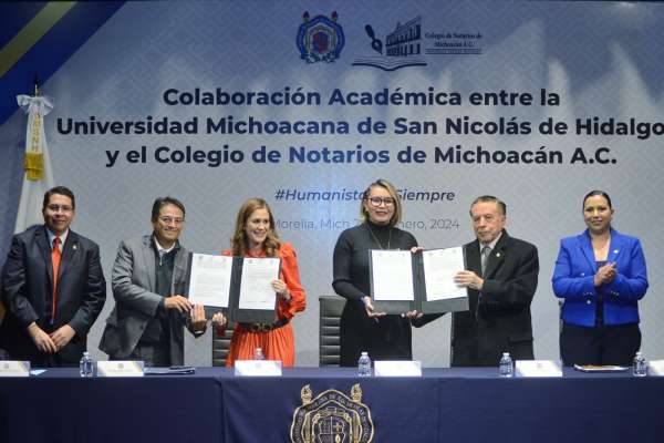Diplomado de la UMSNH será promovido a nivel nacional por el Colegio de Notarios de Michoacán