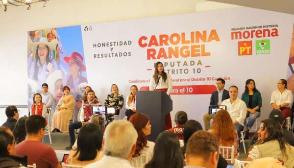 Con 10 para el 10, Carolina Rangel fortalecerá la transformación de México