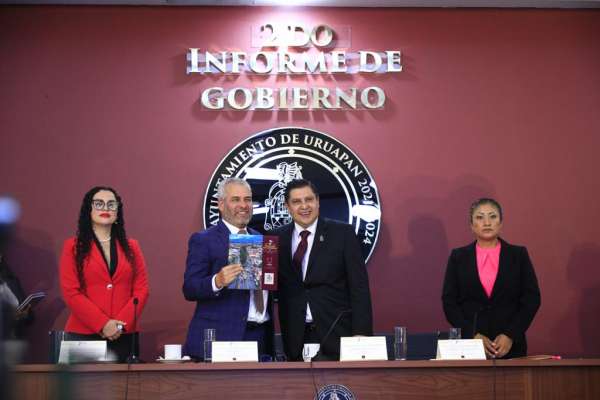 Uruapan, en la ruta de la transformación; Nacho Campos presenta su segundo informe de gobierno